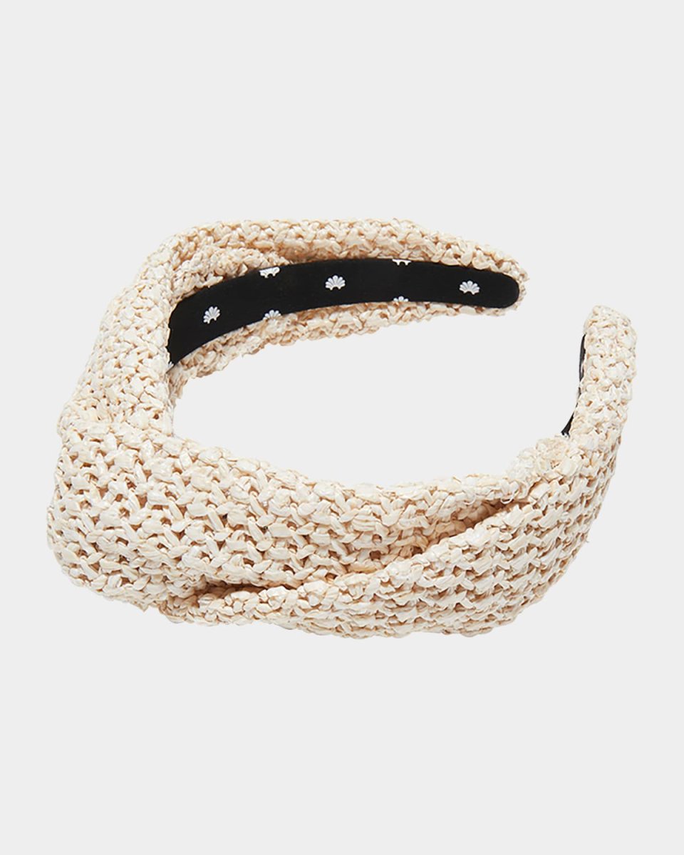 Greta Twisted Raffia Headband